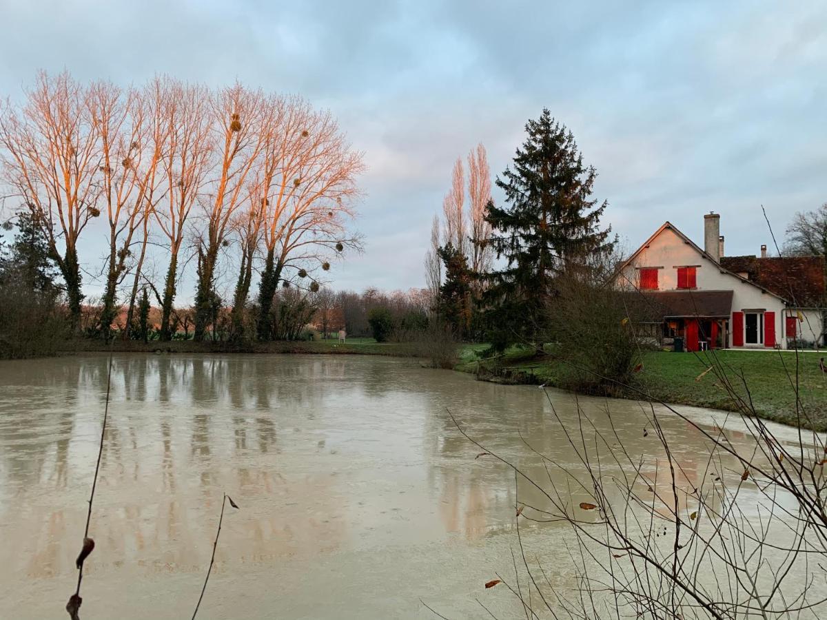 L'Etang Des 7 Hotell Le Controis-en-Sologne Exteriör bild